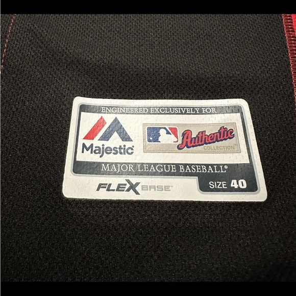 Authentic Majestic MLB Anaheim Angels Ducks Night Mike Trout Baseball Jersey - Picture 9 of 9